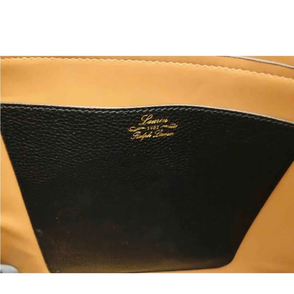 Lauren Ralph Lauren Vegan Pebbled Leather and Cork Bag - Picture 4 of 12